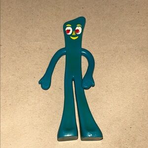 Trendmasters 6” GUMBY Vintage Vtg Bendable Prema Toy Co. Rubber GREEN NICE LOOK